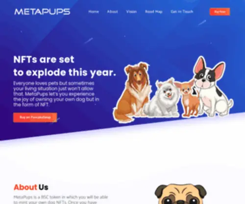 Metapups.net(Meta Pups) Screenshot