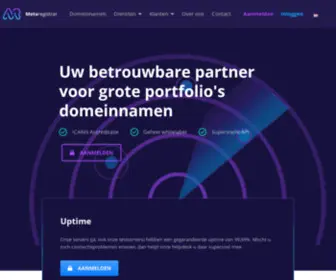 Metaregistrar.nl(Metaregistrar) Screenshot