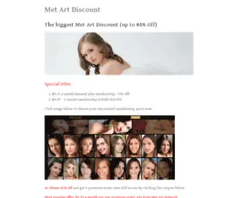 Metartdiscount.com(Met Art Discount) Screenshot