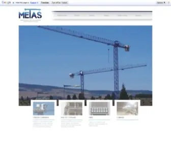 Metas.co(Metaş Mühendislik Elektrik Tesisat Araştırma Taahhüt ve Dahili Tic. Ltd. Şti) Screenshot