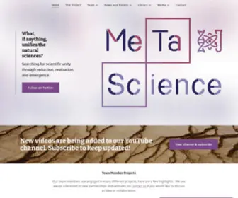 Metascience.xyz(Metascience) Screenshot