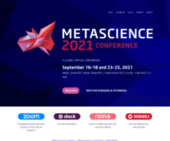 Metascience2021.org(Metascience 2021) Screenshot