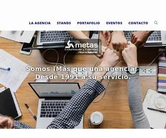 Metascr.com(Metas Comunicación y Publicidad Costa Rica) Screenshot