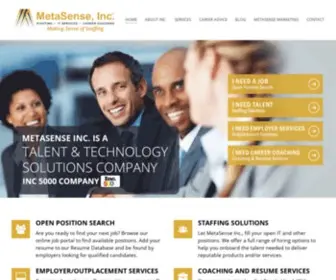 Metasenseinc.com(MetaSense Inc) Screenshot