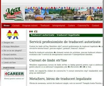 Metaserv.ro(Traduceri autorizate si traduceri legalizate) Screenshot