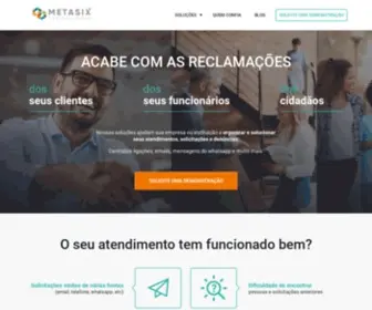 Metasix.com.br(Sistemas de gestão de atendimentos para sua empresa) Screenshot