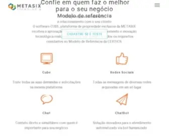 Metasix.solutions(Site Hospedado na KingHost) Screenshot