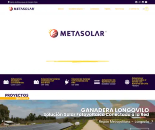 Metasolar.cl(Metasolar) Screenshot
