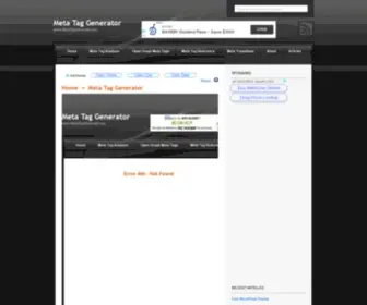 Metataggenerator.org(Meta tag generator) Screenshot