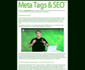 Metatagseo.com(Meta Tags & SEO) Screenshot