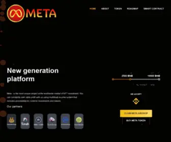 Metatoken.gold(DEX on Binance Smart Chain) Screenshot