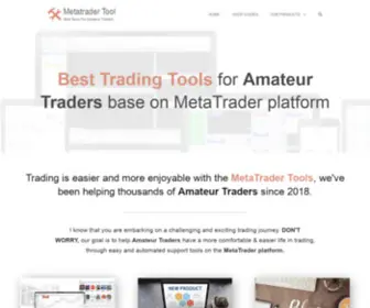Metatradertool.com(Best Tools For Amateur Traders) Screenshot