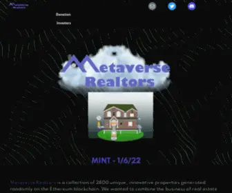 Metaverserealtors.io(Top) Screenshot