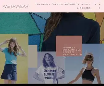 Metawearorganic.com(MetaWear) Screenshot