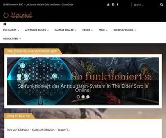 Metawind.net(The Elder Scrolls Online Guides & Builds auf Deutsch) Screenshot