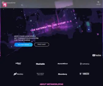 MetaWorldpad.io(Metaverse Launchpad) Screenshot