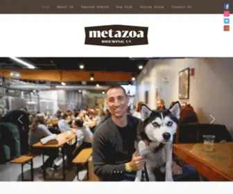 Metazoabrewing.com(Metazoa Brewing Co) Screenshot