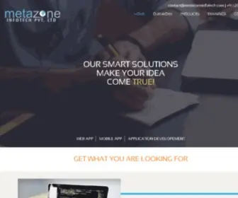 Metazoneinfotech.com(MetaZone Infotech Developement Cell) Screenshot
