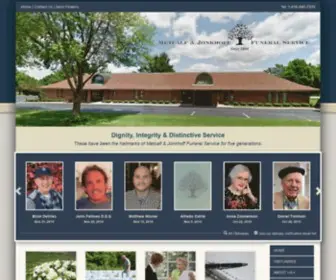 Metcalfandjonkhoff.com(Metcalf & Jonkhoff Funeral Service) Screenshot