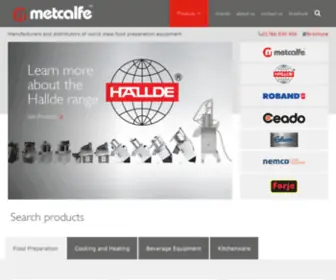 Metcalfecatering.com(Metcalfe Catering Equipment) Screenshot