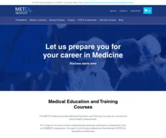 Metcinstitute.com(Metcinstitute) Screenshot