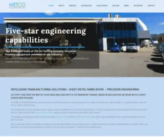 Metco.co.nz(Metal Fabrication) Screenshot