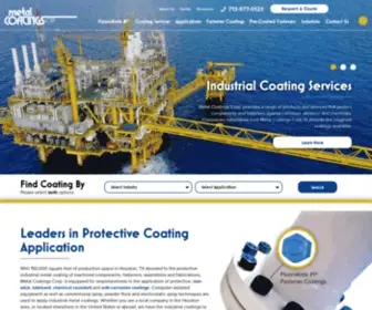 Metcoat.com(Metal Coatings Corp) Screenshot