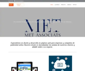 Metdissenyweb.com(Páginas Web para Empresas y Marketing Online) Screenshot