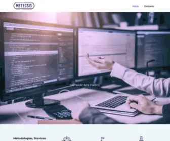 Metecsis.com(Especialistas en desarrollo de software) Screenshot