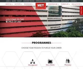 Met.edu(Mumbai Educational Trust) Screenshot