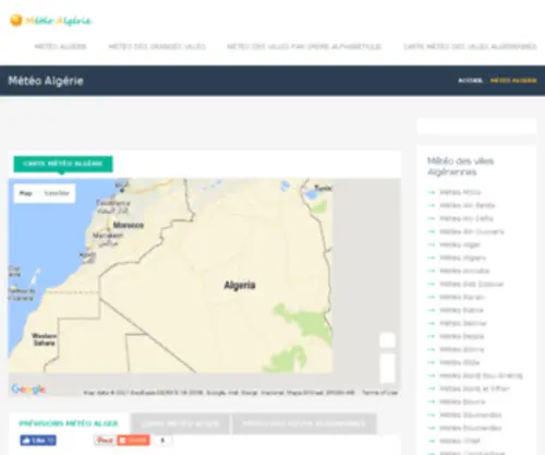 Meteo-Algerie.com(Météo) Screenshot