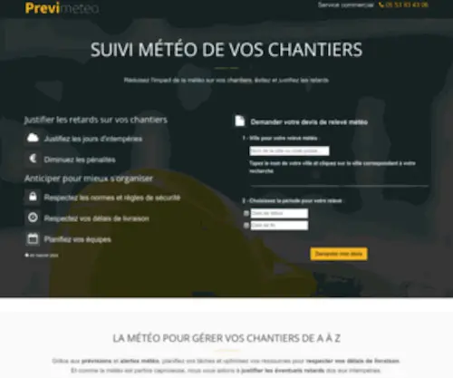 Meteo-BTP.com(Météo BTP) Screenshot