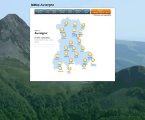 Meteo-EN-Auvergne.fr(Météo) Screenshot