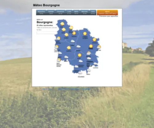 Meteo-EN-Bourgogne.fr(Météo) Screenshot