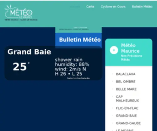 Meteo-Ilemaurice.com(Guest Post) Screenshot