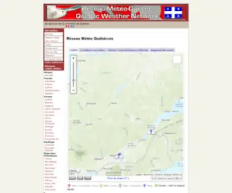 Meteo-Quebec.net(Quebec Weather Network) Screenshot