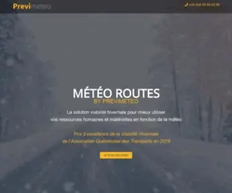 Meteo-Routes.com(Viabilité hivernale pour les routes) Screenshot