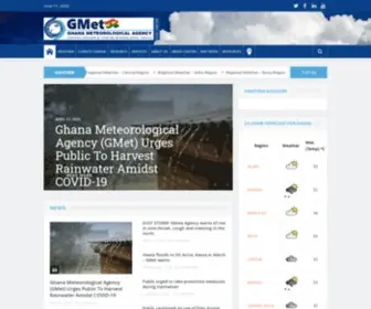 Meteo.gov.gh(Ghana Meteorological Agency) Screenshot