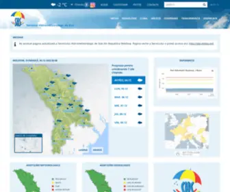 Meteo.md(Serviciul Hidrometeorologic de Stat) Screenshot