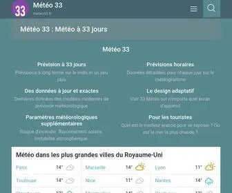 Meteo33.fr(Météo 33) Screenshot