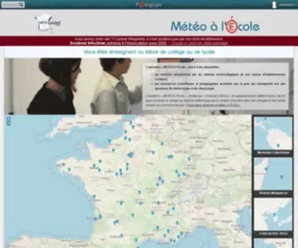 Meteoalecole.org(Météo à l'École) Screenshot