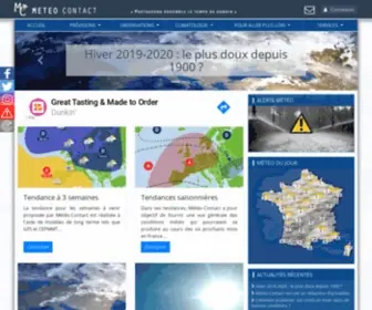 Meteocontact.fr(Prévisions et tendances météo gratuites en France) Screenshot