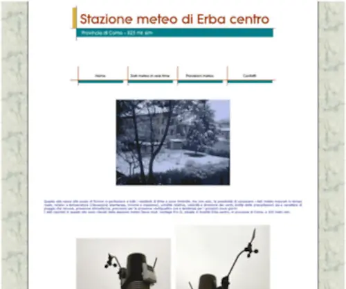 Meteoerba.it(Stazione meteo di Erba centro (Comt) Screenshot