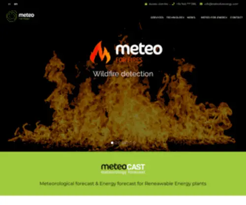 Meteoforenergy.com(Meteo For Energy) Screenshot