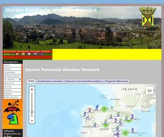 Meteoiberica.net(Iberian Peninsula Weather Network) Screenshot