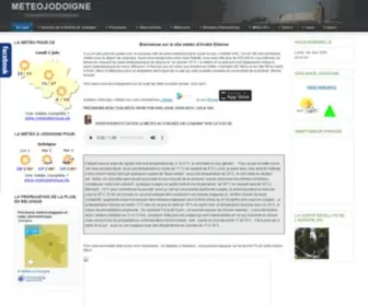 Meteojodoigne.be(Meteojodoigne) Screenshot