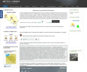 Meteolobbes.be(Meteolobbes) Screenshot