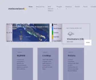 Meteomilano.it(Rete stazioni meteo Lombardia) Screenshot