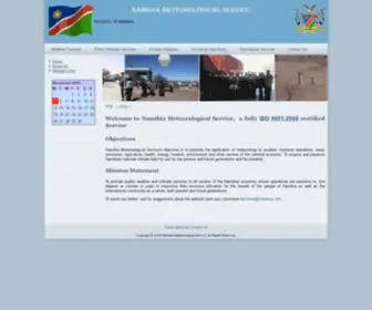 Meteona.com(Namibia Meteorological Service) Screenshot