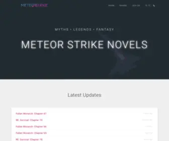 Meteor-Strike.com(Meteor Strike Novels) Screenshot